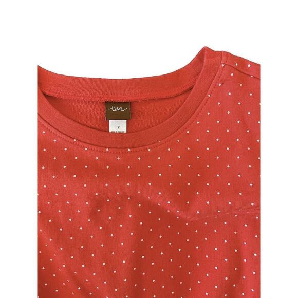 Tea Collection Red White Polka Dot Dress 7 - Picture 2 of 4